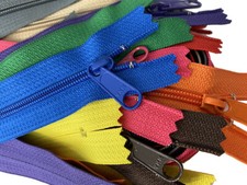 Sale 50pcs 7" 10 Colors YKK 4.5 Handbag or Purse Zippers with Extra-Long Pull