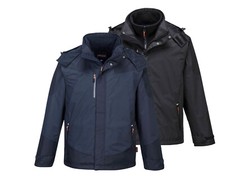 waterproof coat windproof and breathable 3 in 1 Jacket hood portwest S553