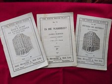 Vintage Abel Heywood White House Play scripts. Please select. (HC1840)