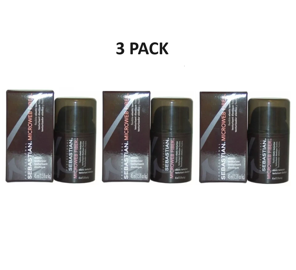 PACK 3 - Sebastian Microweb Fiber, Texturizador Flexible-Elástico 1.5 OZ Foto 2 de 2
