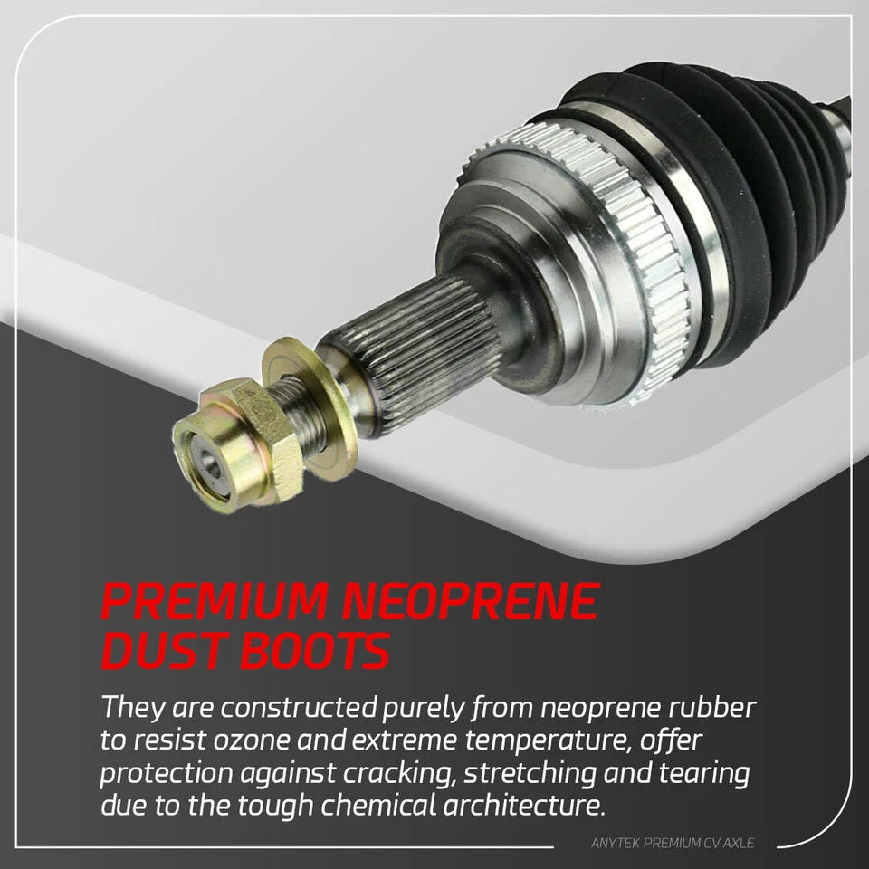 Eje delantero derecho CV para Cadillac Allante 1989-1991 1992 Reatta 1989-1990 Foto 3 de 4