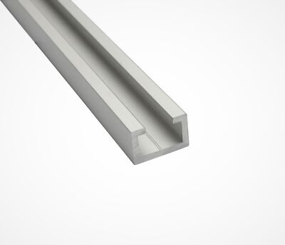 Aluminium C Profil, eloxiert, Alu C Profil, Frästisch selber bauen, 1m 17x11mm 
