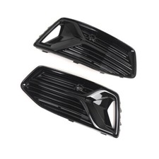 2X Gitter Blende Stoßstange Nebelscheinwerfer für Audi A6 C8 Standard 2019-2024