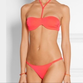 L&rsquo; Agent Provocateur Liiana Neon Melon Bikini Bottom Large NWT