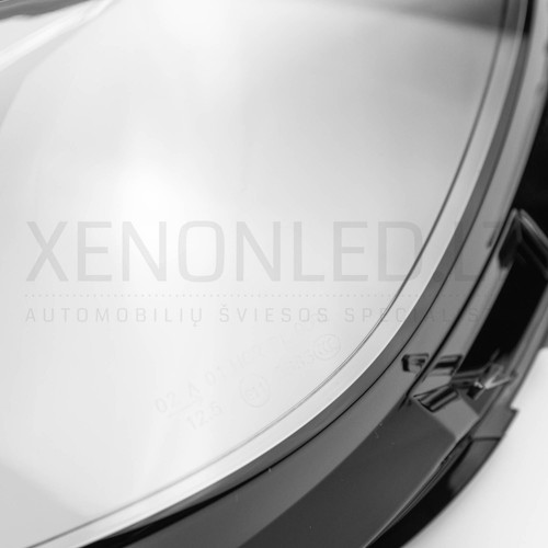 for Tesla Model X 2015 - ... LED Headlight Glass Lens cover Left Side + Manual - Picture 8 of 12