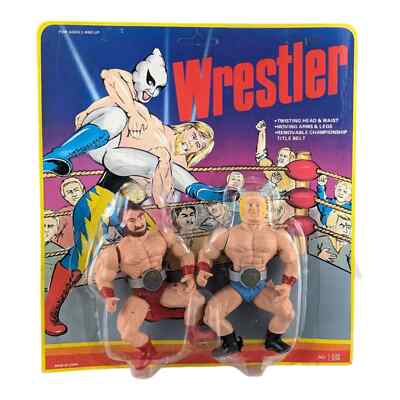 Wrestling Champions Knock Off MOC Vintage 2 Pack