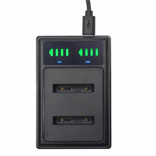Caricabatterie USB Vhbw Per Fotocamera Sealife Reefmaster DC-600, DC-1200, DC-1400 Con Indicatore LED