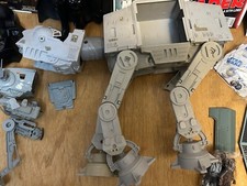 STAR WARS ERSATZTEILE oder Reparatur 38cm DARTH VADER & AT AT WALKER & HELM LICHTSCHWERT