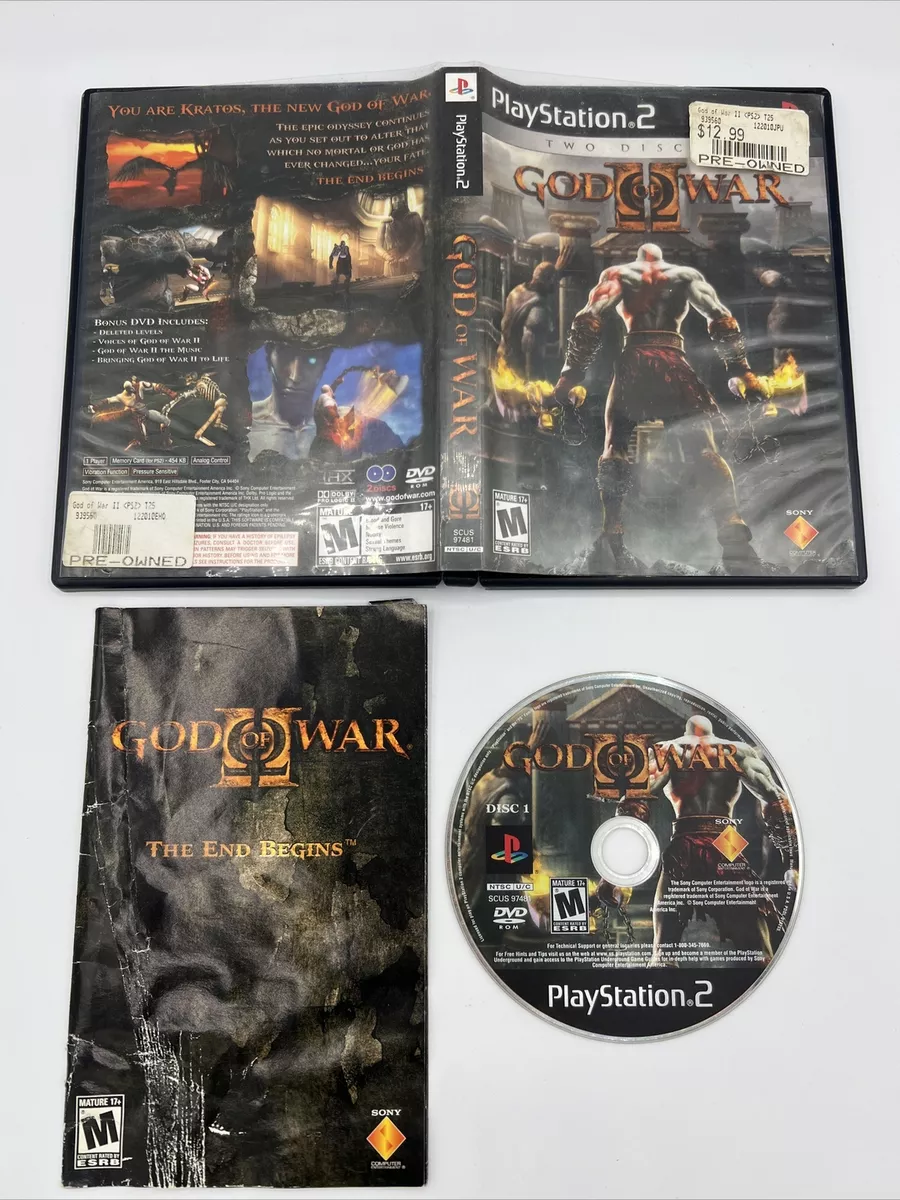 God of War 2 Sony Playstation 2 Game