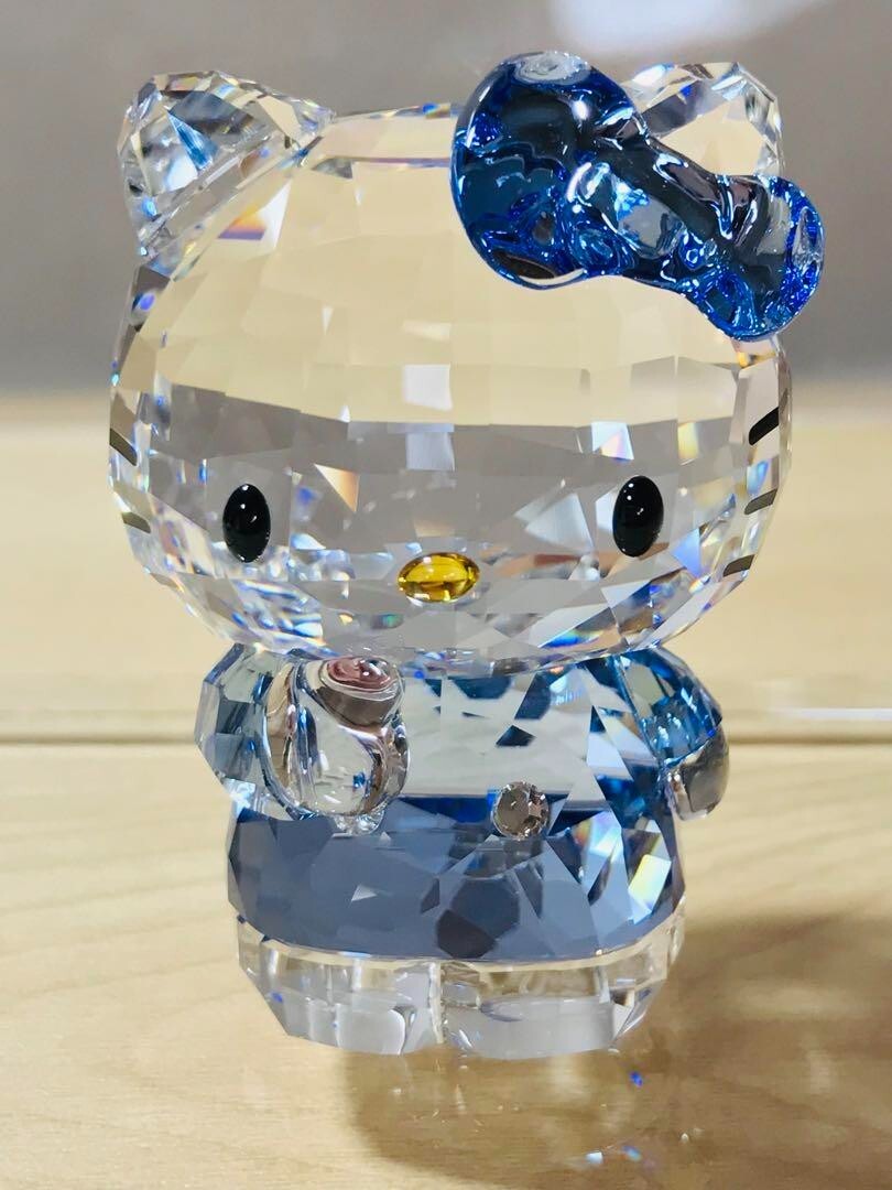 SWAROVSKI Hello Kitty Blue Bow スワロフスキー ハローキティ