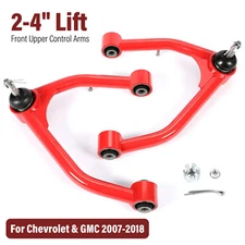 Front Upper Control Arms for 2-4" Lift for 2007-2018 Silverado Sierra 2WD 4WD