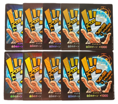 Foil Set of 10 Trafalger  Law ONE PIECE DON !! Card The Best PRB-01 ONE PIECE