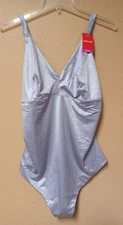 SPANX Satin Shaping Thong Bodysuit Light Orchid Shapewear 10322R Plus size 2X