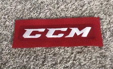 Official CCM Hockey Jersey Patch NHL Red White Sewn Authentic