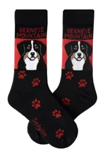 Bernese Mountain Dog Crew Socks Unisex