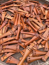 1x Genuine Real Pernambuco Violin Tailpiece 4/4 Size