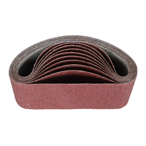 10 Pack 36 Grit 4 Inch X 24 Inch Premium X-Weight Sanding Belts For Glass Stone - 第 1/18 張圖片