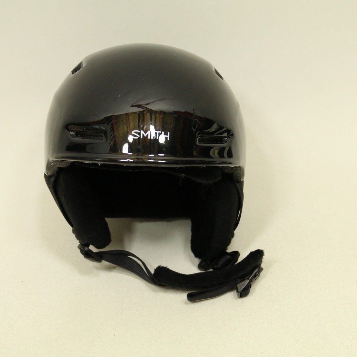 Smith Zoom Jr. Black Helmet Size Youth Small (48-53cm) VGC