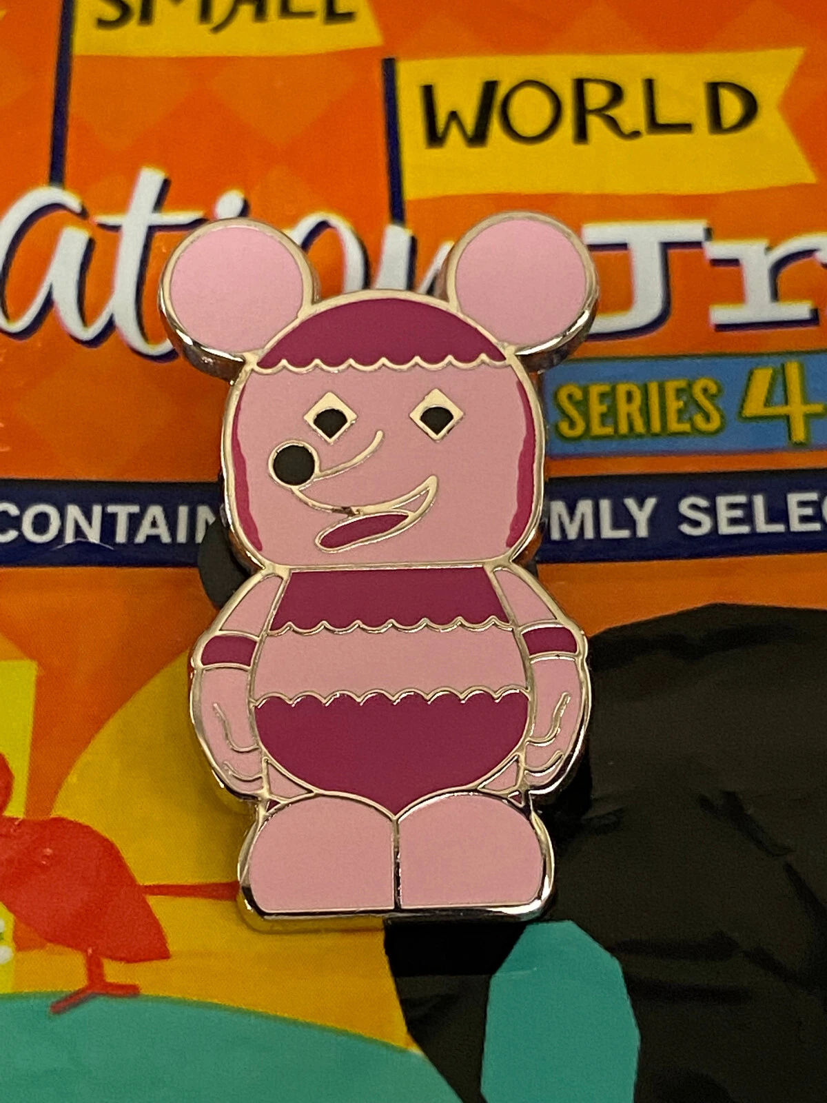 2011 Disney Mystery Pin Vinylmation Jr. #4 It's A Small World Poodle Dog