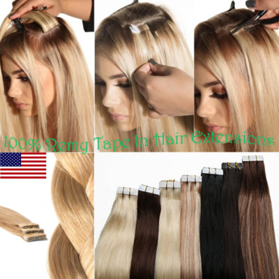 glue human hair extensions