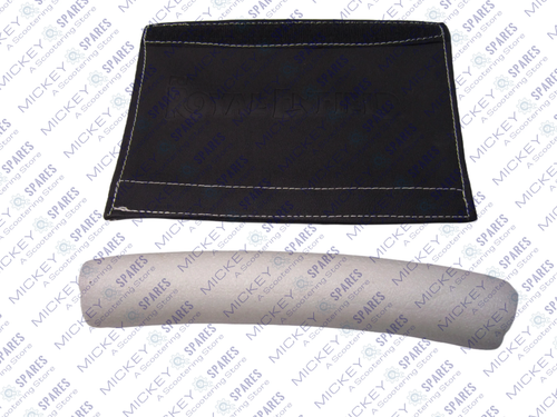 New Motorcycle Royal Enfield Interceptor 650 Handlebar Brace Pad Black - Picture 3 of 3