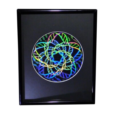 DNA Multi-Layer 2D 3D Hologram Picture FRAMED, Collectible Embossed Type Film