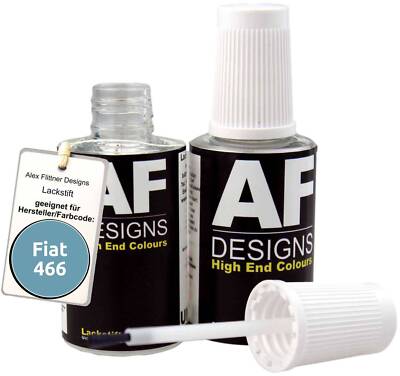 Lackstift für Fiat 466 Blu Nave/Blu Chiaro schnelltrocknend 2x20ml Autolack