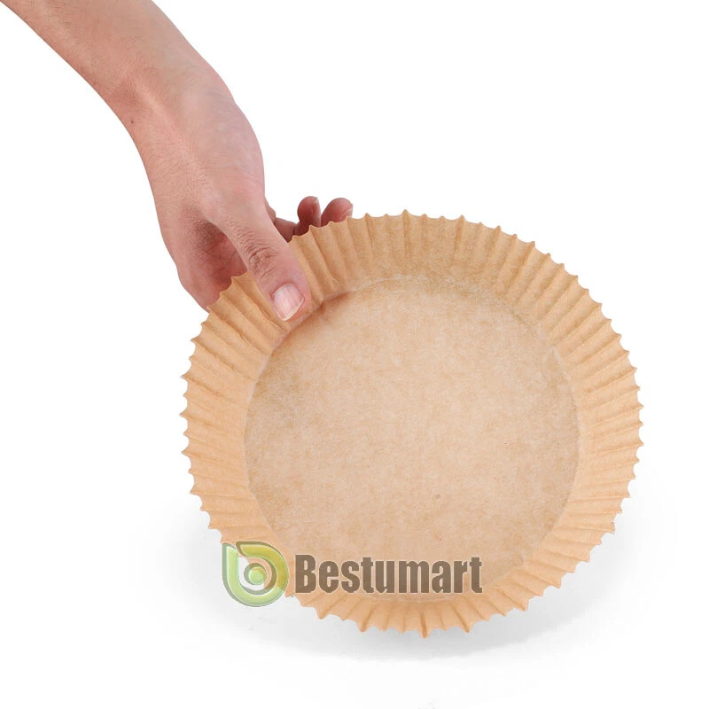 Air Fryer Liners 100/200 pcs Disposable Round Baking Paper Liner Non Stick Food