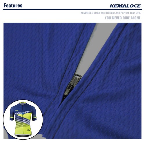 KEMALOCE Radtrikot Herren&Damen Sommer atmungsaktiv L XL 2XL 3XL 4XL Bike Jersey - Bild 48 von 229