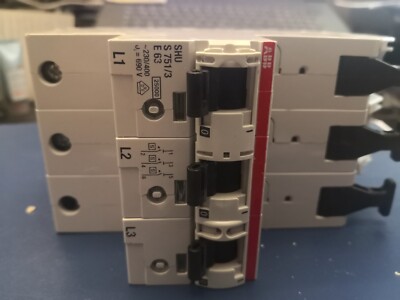 ABB SLS Schalter SHU S 751 / 3  E 63 Hauptsicherungsautomat Hauptsicherung