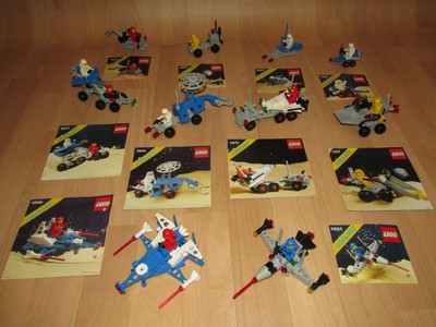 LEGO Space, 10 Fahrzeuge & Raumschiffe, 80er Jahre, aus ...