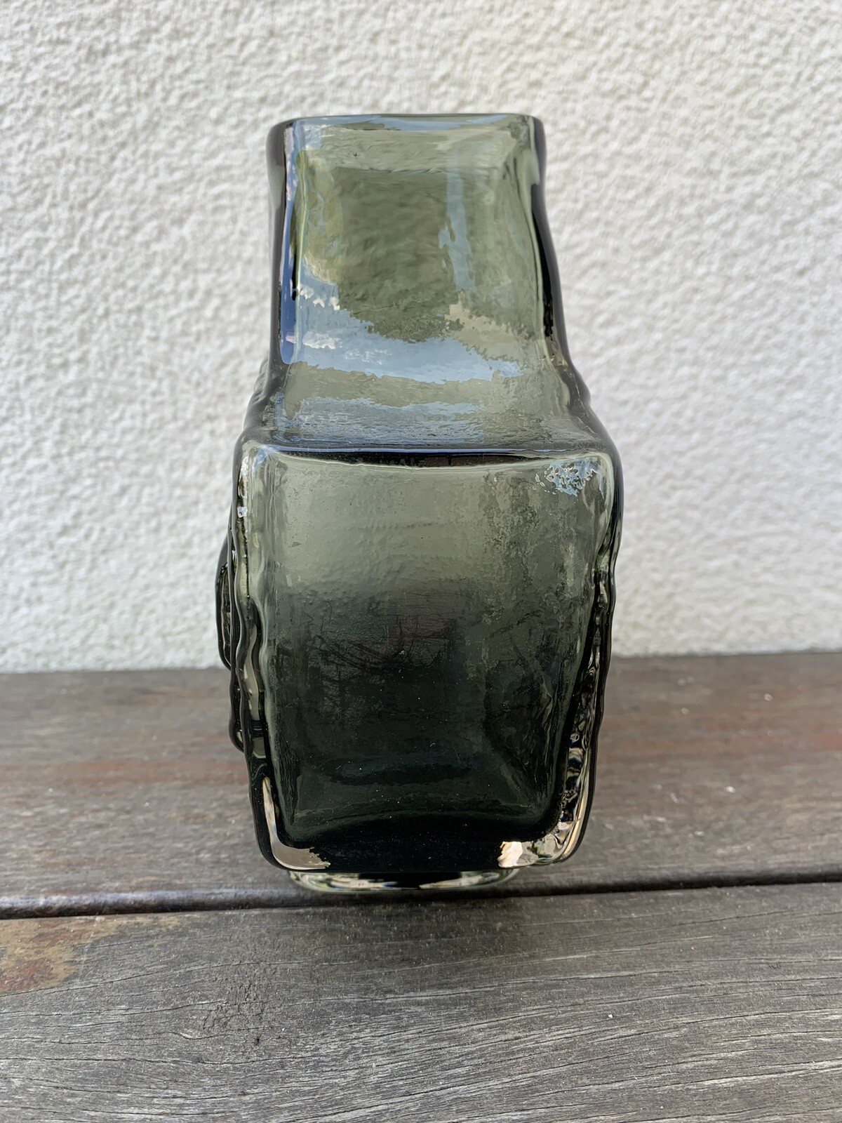 Original 1960s/1970s Whitefriars TV Vase Pewter Geoffrey Baxter