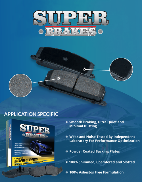 Disc Brake Pad SetSuper Brakes Dash 4 Brake SCD1001 for sale online eBay