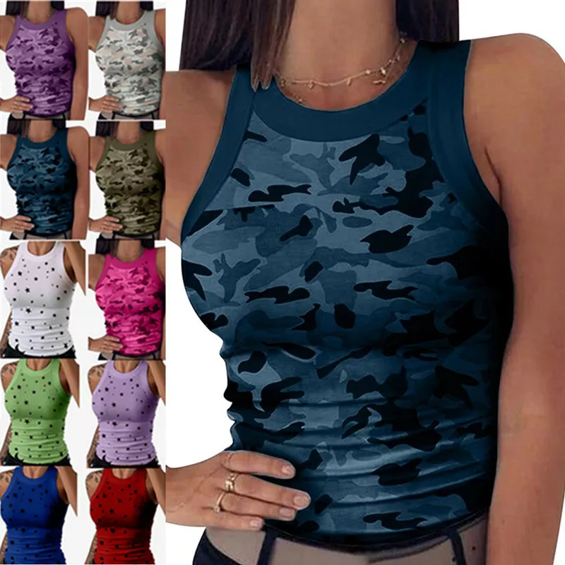 Ladies summer vest clearance tops