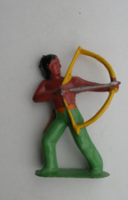 Barclay or Manoil Lead or other Metal Indian Standing with Bow Figurine