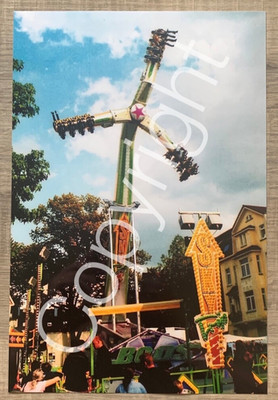 XXL Foto Karussell SKY TRIP Boos KMG 2003 - Kirmes Schausteller H.P. Maier