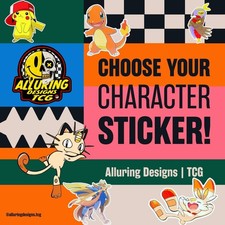 Handmade Fan Art Vinyl Sticker 2.5" Waterproof Laminated  Choose Design