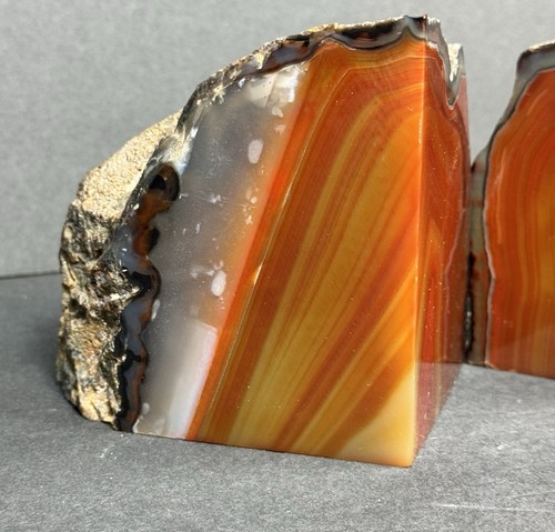 Achat Geode Buchstütze Paar - Bild 6 von 23