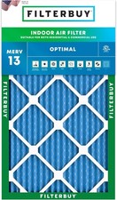 Filterbuy 12x24x1 Pleated Air Filters, Replacement for HVAC AC Furnace MERV 13