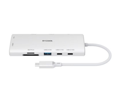 D-Link DUP-A01 10-In-1 USB-C Hub mit HDMI/Kartenleser/USB-C Ladeanschluss