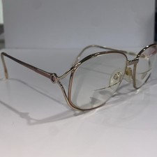 Lady R 2779 by RODENSTOCK Vintage 80's Gold Pink Rose Gold Frames Only