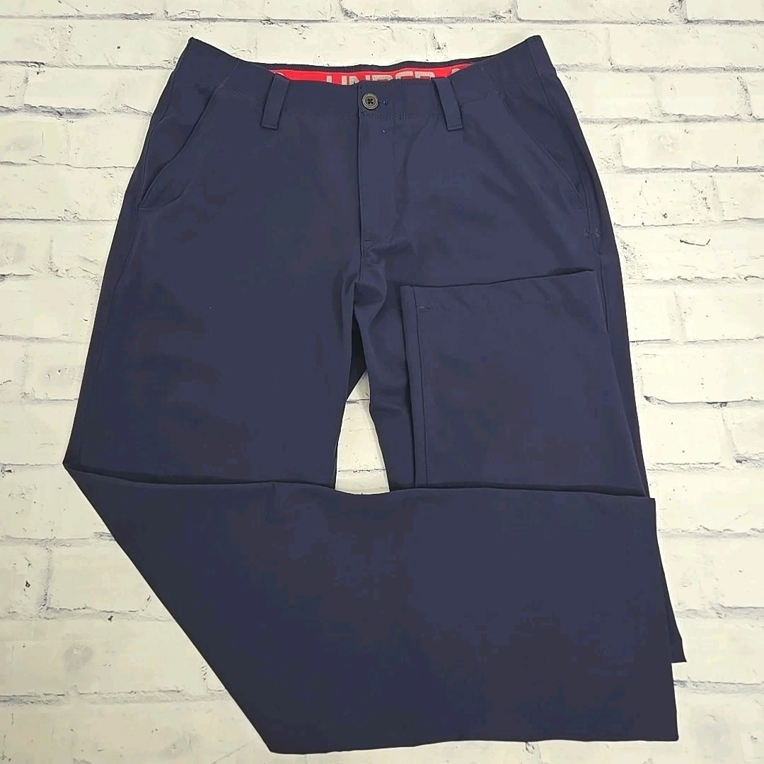 【新品】UNDERARMOUR　GOLFメンズパンツMネイビー4WAYストレッチ Under armour Men Golf Activewear Pants for Men for sale | eBay