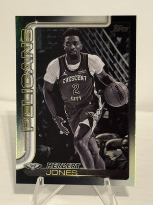 #ad 2025 26 Topps Basketball Black Friday Herbert Jones Blackout #189 Pelicans $1.99