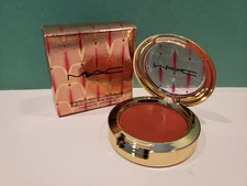 Mac Skinfinish Metallic Cream Blush Limited Edition Coveted Coral 0.2 Oz