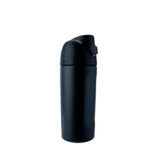 Owala 16oz Kids' FreeSip Stainless Steel Water Bottle - Very Black Leak Proof