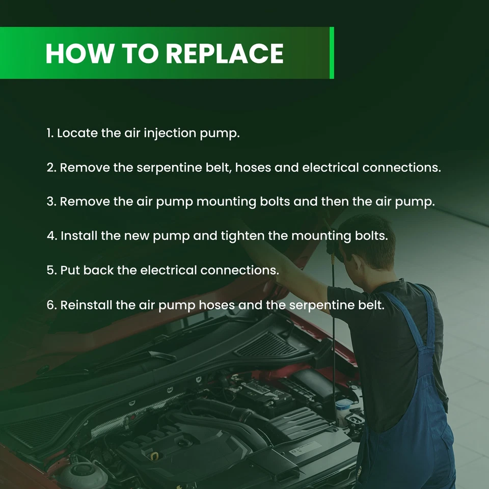 Bomba de inyección de aire secundaria apta para Mercedes-Benz C55 E63 R63 G55 AMG SL65 AMG Foto 4 de 4