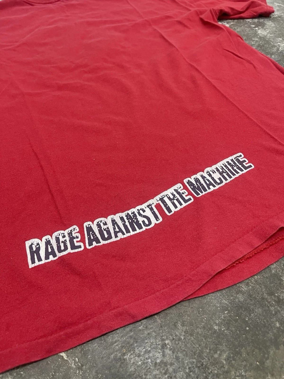 Vintage 90’s Rage Against The Machine Tshirt Evil Empire Single Stitch Tultex Si - product detail image 4