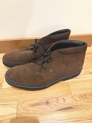Tod's Tods Suede Lace-up Boots Chukka Shoes Men s 12