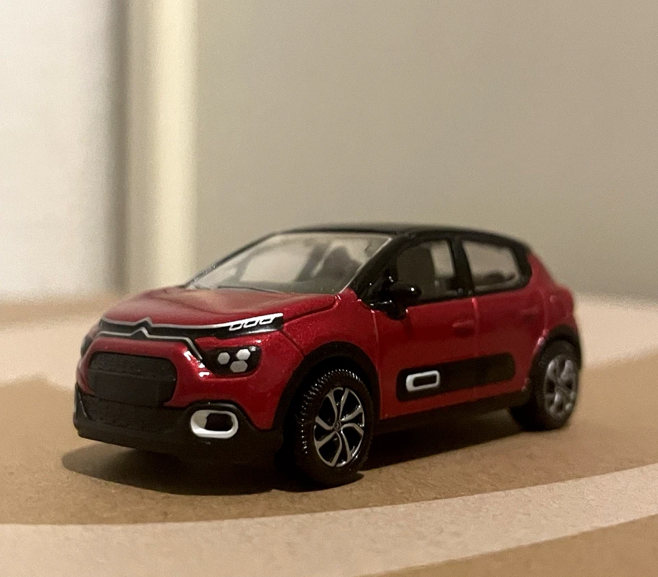 Modellino Norev Citroen C3 3 III Rosso 1/64 1:64 3 inches Nuova Senza Scatola - Immagine 2 di 4