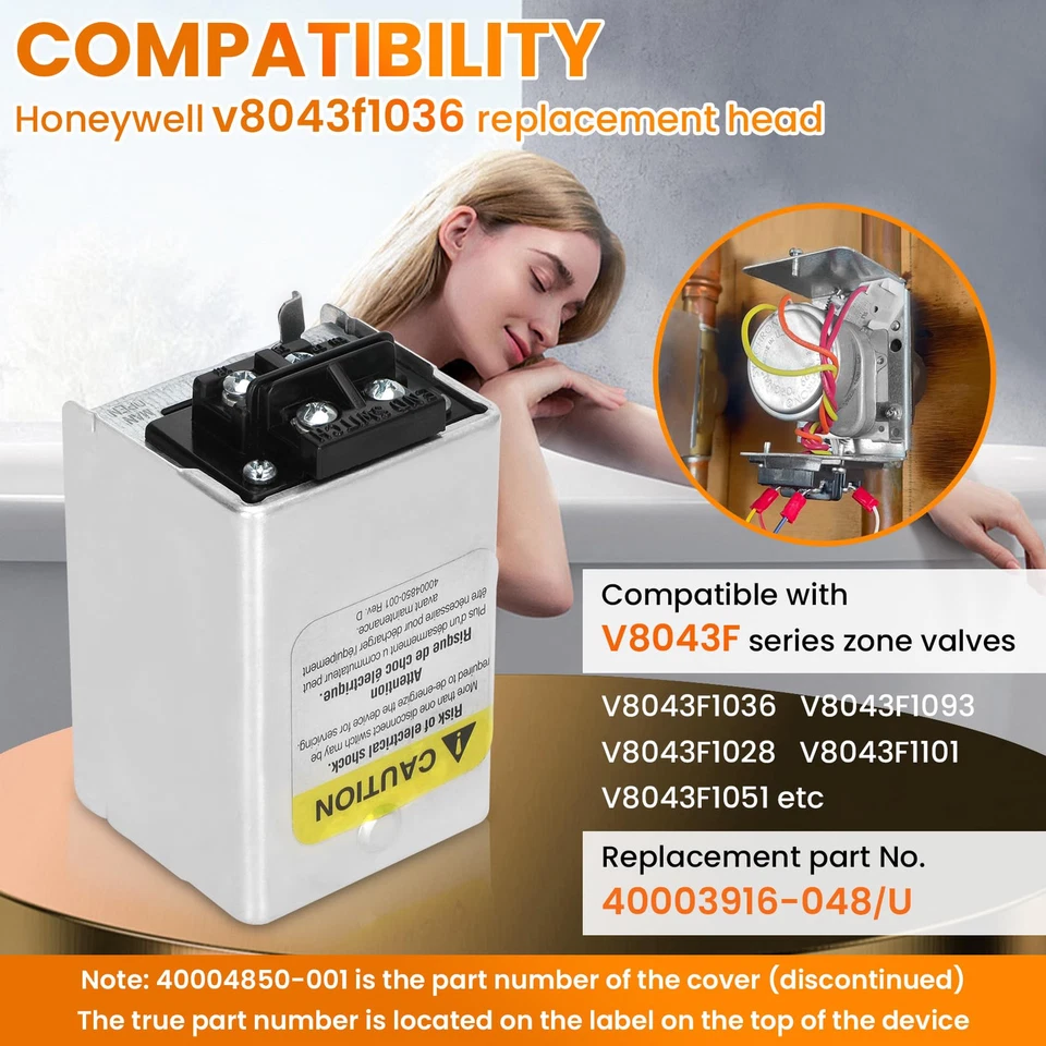 40003916-048/U V8043F1036 替换头适用于 V8043F1036 V8043F10... — 第 3/4 张图片